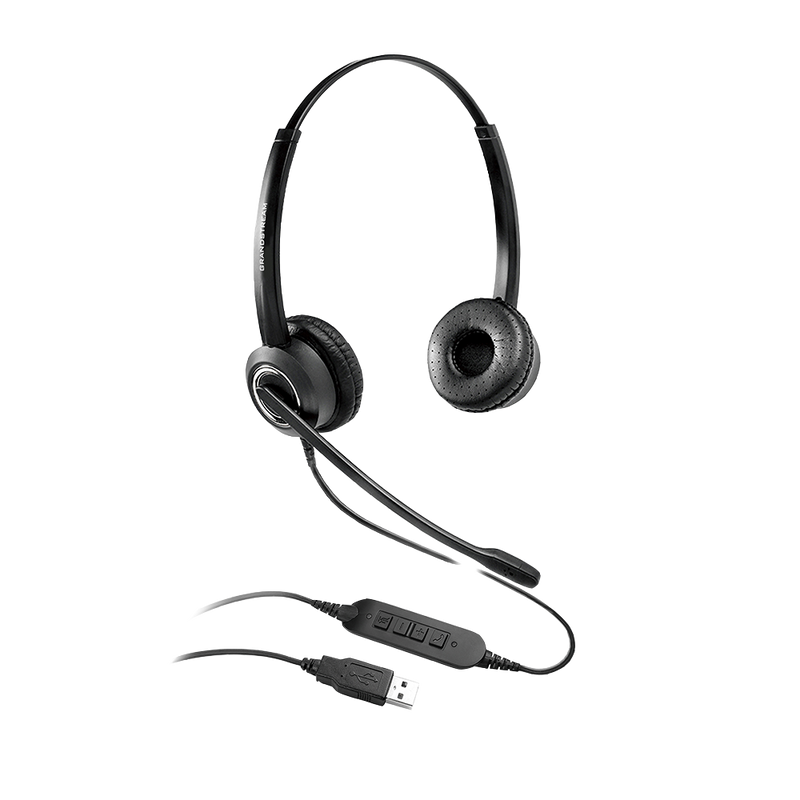 Grandstream GUV3000 Stereo USB-A Wired Headset