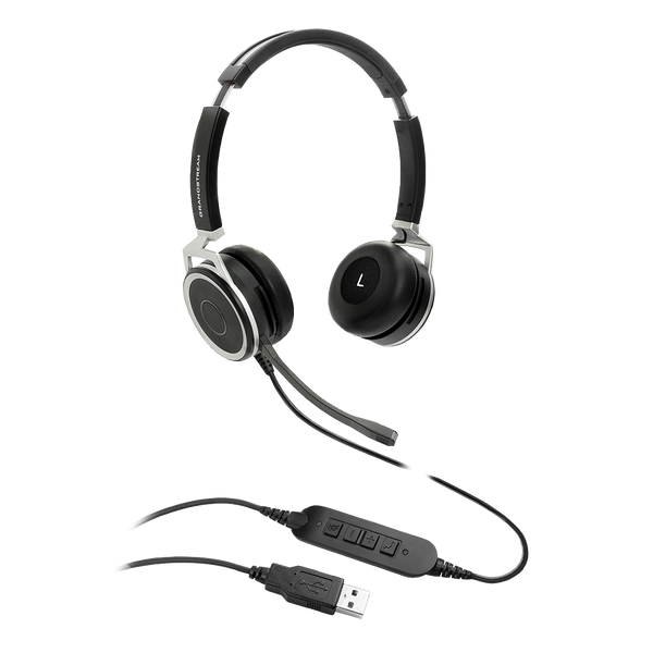 Grandstream GUV3005 Stereo USB-A Wired Headset